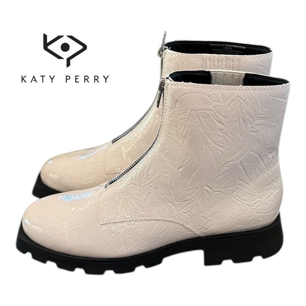 Katy Perry Collections The Daarling Chalk Combat Boots 6